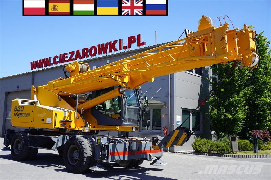 Sennebogen 630 rough terrain crane / Range 30 m / Lifting cap Верижни кранове
