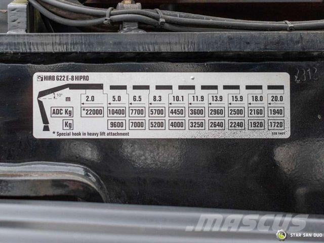 Sisu TT 160 AL2 4x2 Hiab 622 E-8 Hipro Materialhantering - Övriga
