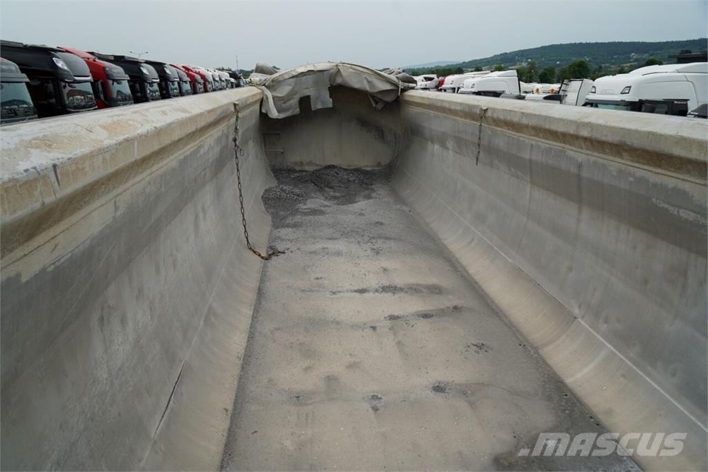 Stas WYWROTKA / 26m3 / ALUMINIOWA / OŚ PONOSZONA / SKRĘ Semirremolques de volteo