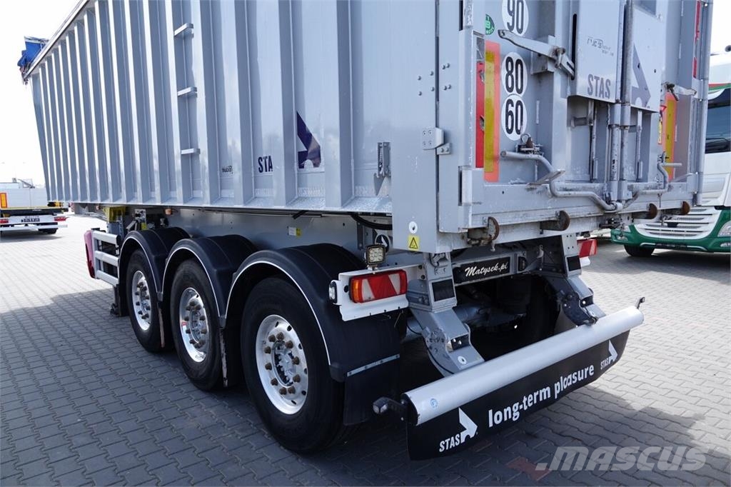 Stas WYWROTKA 43 m3 / ALUMINIOWA / OŚ PODNOSZONA / A Напівпричепи-самоскиди