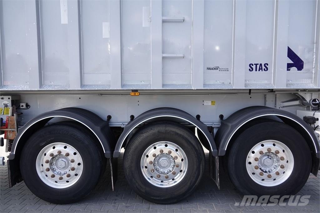 Stas WYWROTKA 43 m3 / ALUMINIOWA / OŚ PODNOSZONA / A Напівпричепи-самоскиди