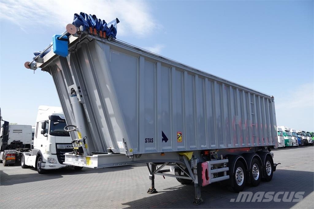 Stas WYWROTKA 43 m3 / ALUMINIOWA / OŚ PODNOSZONA / A Напівпричепи-самоскиди