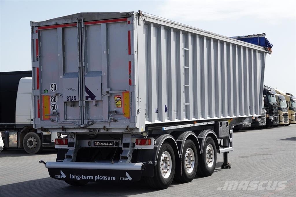 Stas WYWROTKA 43 m3 / ALUMINIOWA / OŚ PODNOSZONA / A Напівпричепи-самоскиди