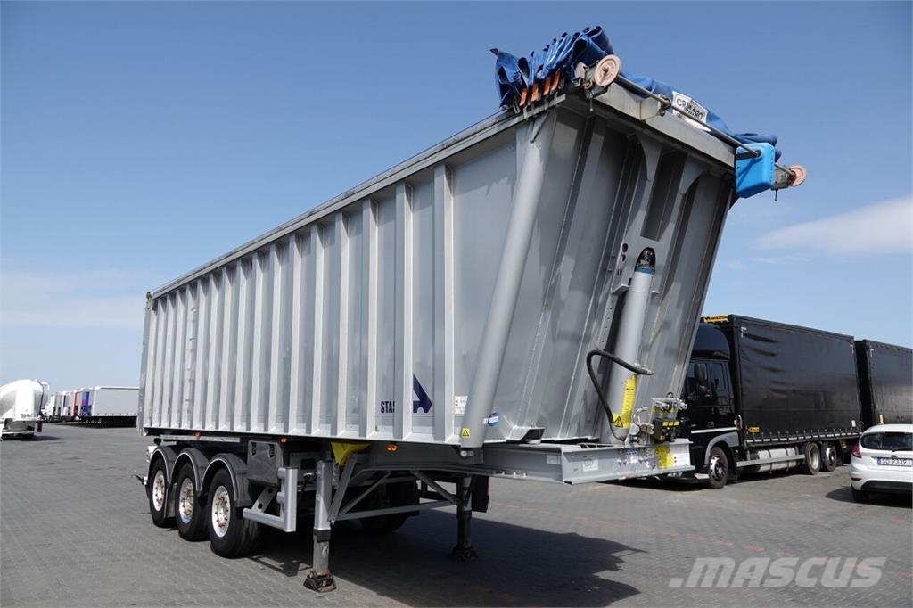 Stas WYWROTKA 43 m3 / ALUMINIOWA / OŚ PODNOSZONA / A Напівпричепи-самоскиди