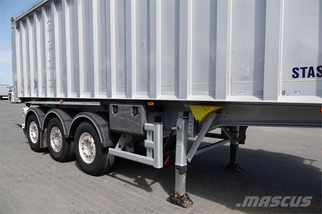 Stas WYWROTKA 43 m3 / ALUMINIOWA / OŚ PODNOSZONA / A Напівпричепи-самоскиди