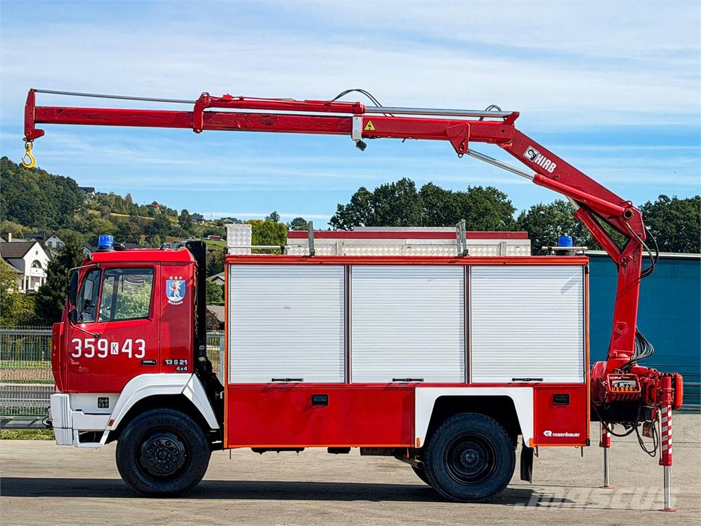Steyr 13S21 4×4 Hiab 071 RW / Rosenbauer – Technical Res Ugunsdzēšamā tehnika