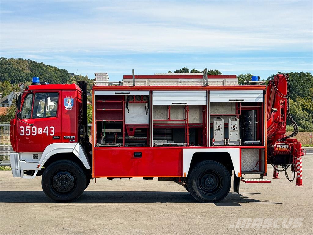 Steyr 13S21 4×4 Hiab 071 RW / Rosenbauer – Technical Res Ugunsdzēšamā tehnika