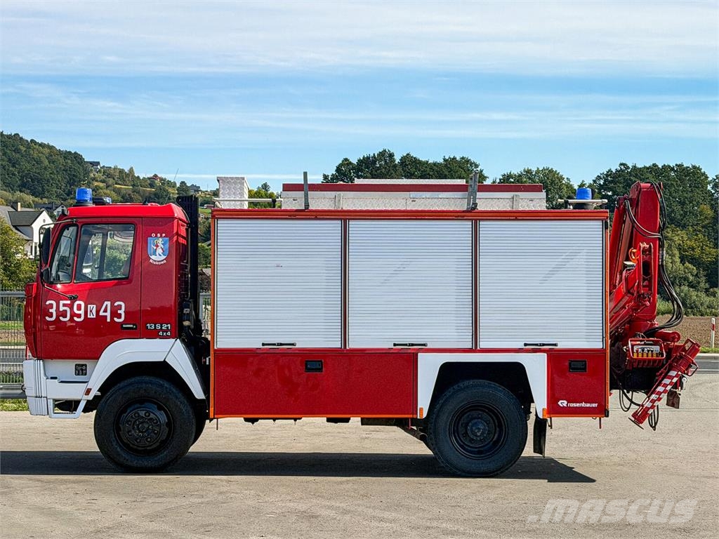 Steyr 13S21 4×4 Hiab 071 RW / Rosenbauer – Technical Res Ugunsdzēšamā tehnika