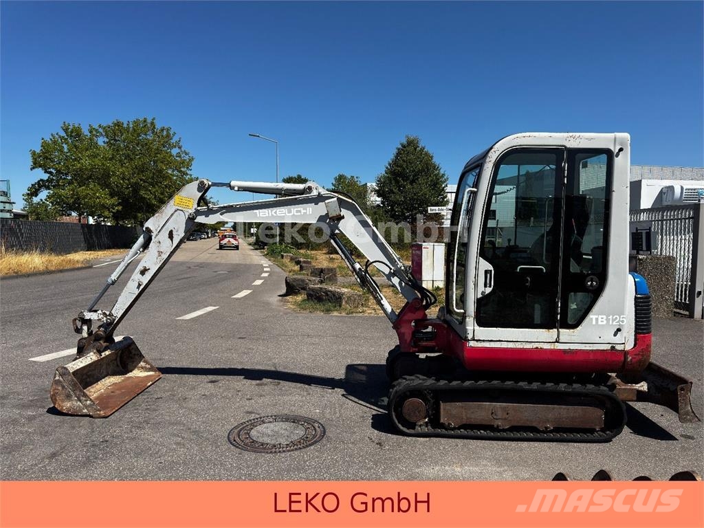 Takeuchi TB 125 Minikaivukoneet < 7t