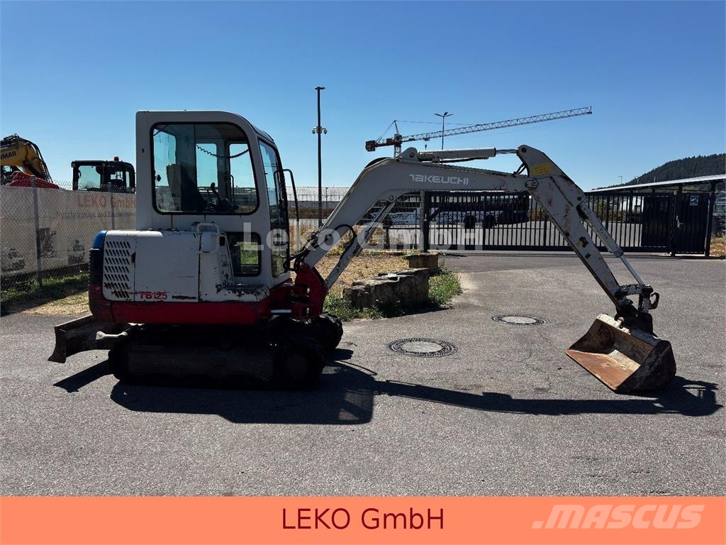 Takeuchi TB 125 Minikaivukoneet < 7t