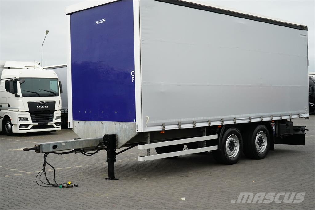 Tang FIRANKA / TANDEM / DŁ. 7,25 M / 18 PALET / GÓRNY S Kayar tenteli çekiciler