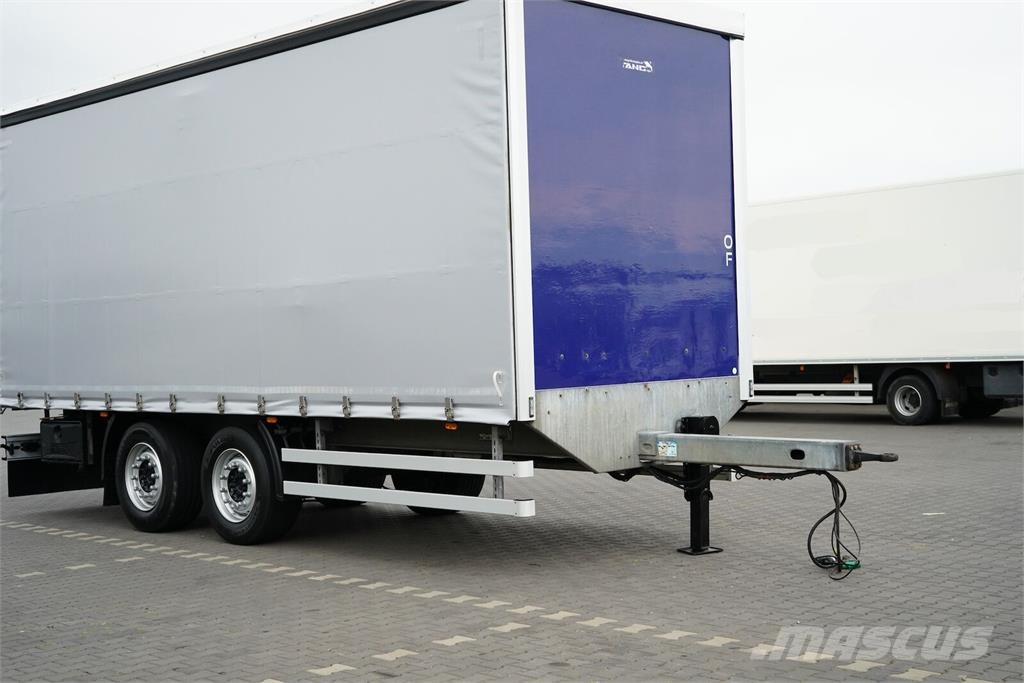Tang FIRANKA / TANDEM / DŁ. 7,25 M / 18 PALET / GÓRNY S Kayar tenteli çekiciler