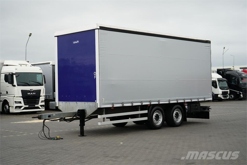 Tang FIRANKA / TANDEM / DŁ. 7,25 M / 18 PALET / GÓRNY S Kayar tenteli çekiciler