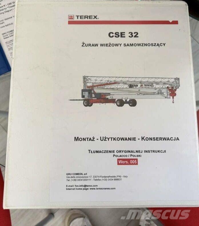 Terex CSE 32 quick-mounting low-slewing crane / 2023 / R Складская техника - Другие