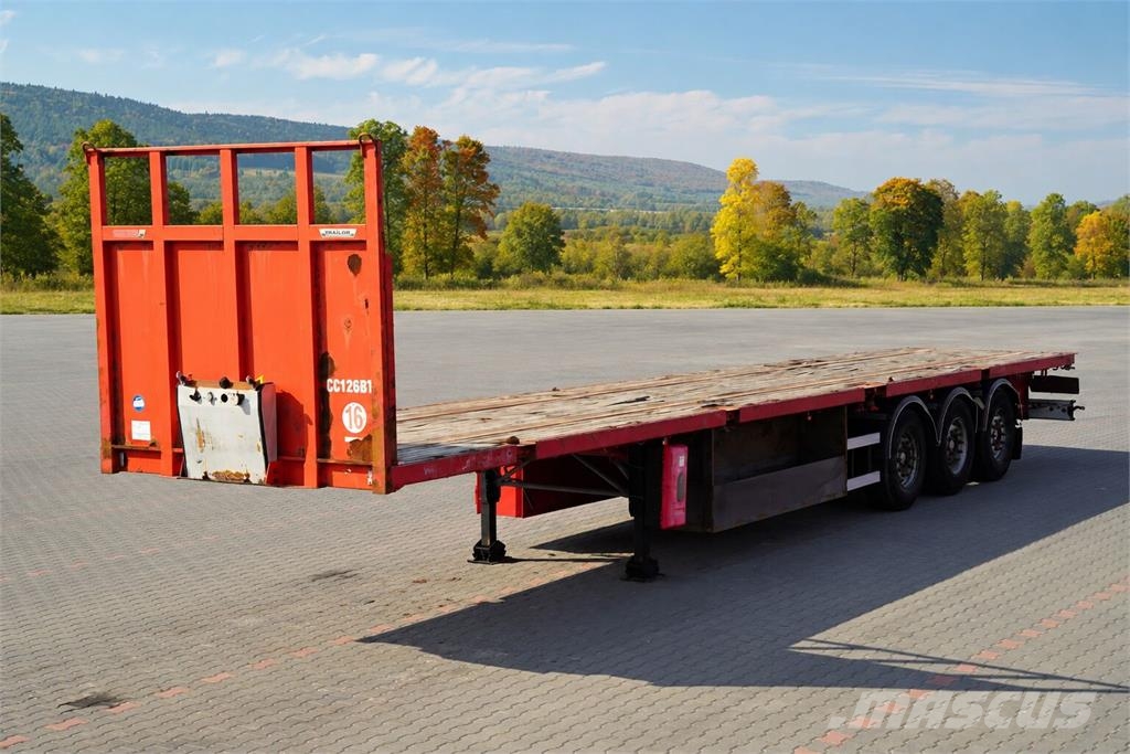 Trailor NACZEPA PLATFORMA / PODŁOGA SZYNA DESKA / WZMACNIA Semi-remorci transport vehicule