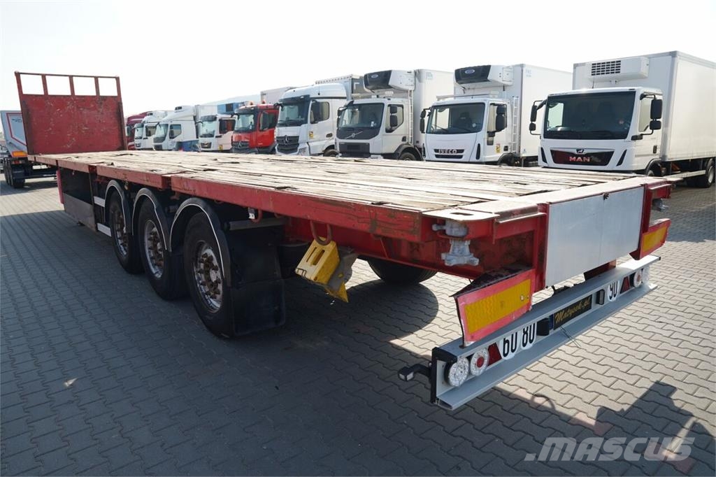 Trailor NACZEPA PLATFORMA / PODŁOGA SZYNA DESKA / WZMACNIA Semi-remorci transport vehicule