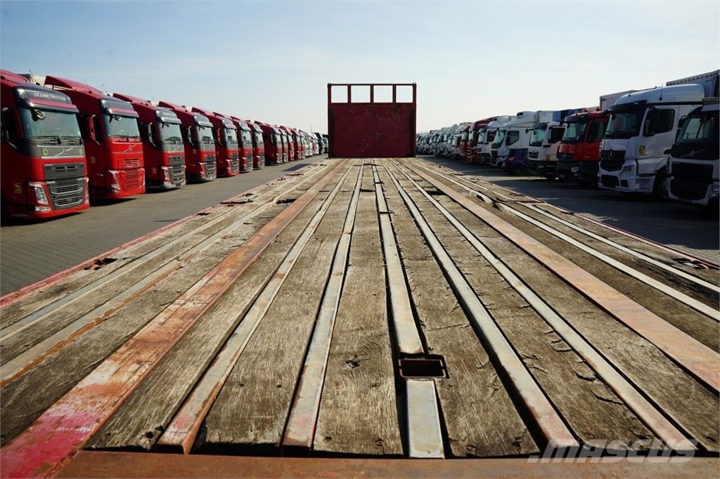 Trailor NACZEPA PLATFORMA / PODŁOGA SZYNA DESKA / WZMACNIA Semi-remorci transport vehicule