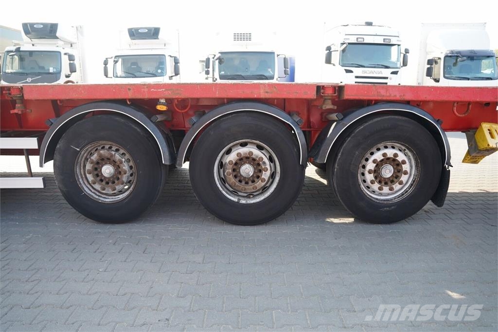 Trailor NACZEPA PLATFORMA / PODŁOGA SZYNA DESKA / WZMACNIA Semi-remorci transport vehicule