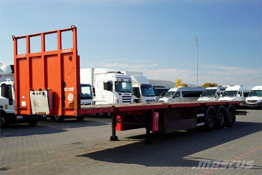 Trailor NACZEPA PLATFORMA / PODŁOGA SZYNA DESKA / WZMACNIA Semi-remorci transport vehicule
