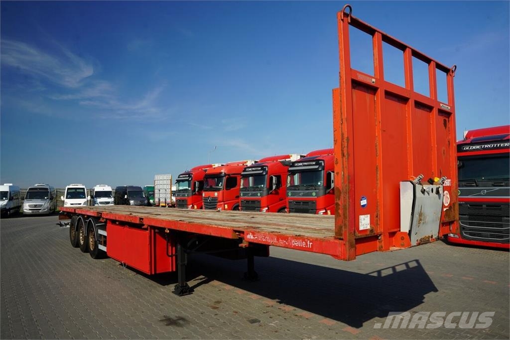 Trailor NACZEPA PLATFORMA / PODŁOGA SZYNA DESKA / WZMACNIA Semi-remorci transport vehicule