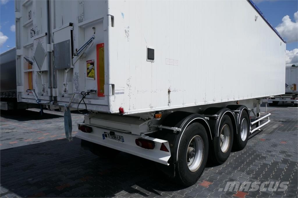 Trailor TIPPER - 63 M3 / WHOLE ALUMINIUM / Semirremolques de volteo