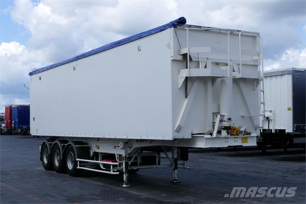 Trailor TIPPER - 63 M3 / WHOLE ALUMINIUM / Semirremolques de volteo