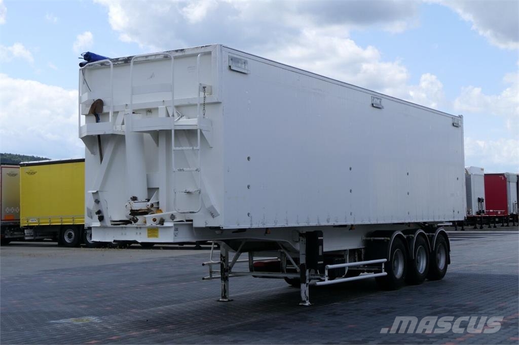 Trailor TIPPER - 63 M3 / WHOLE ALUMINIUM / Semirremolques de volteo