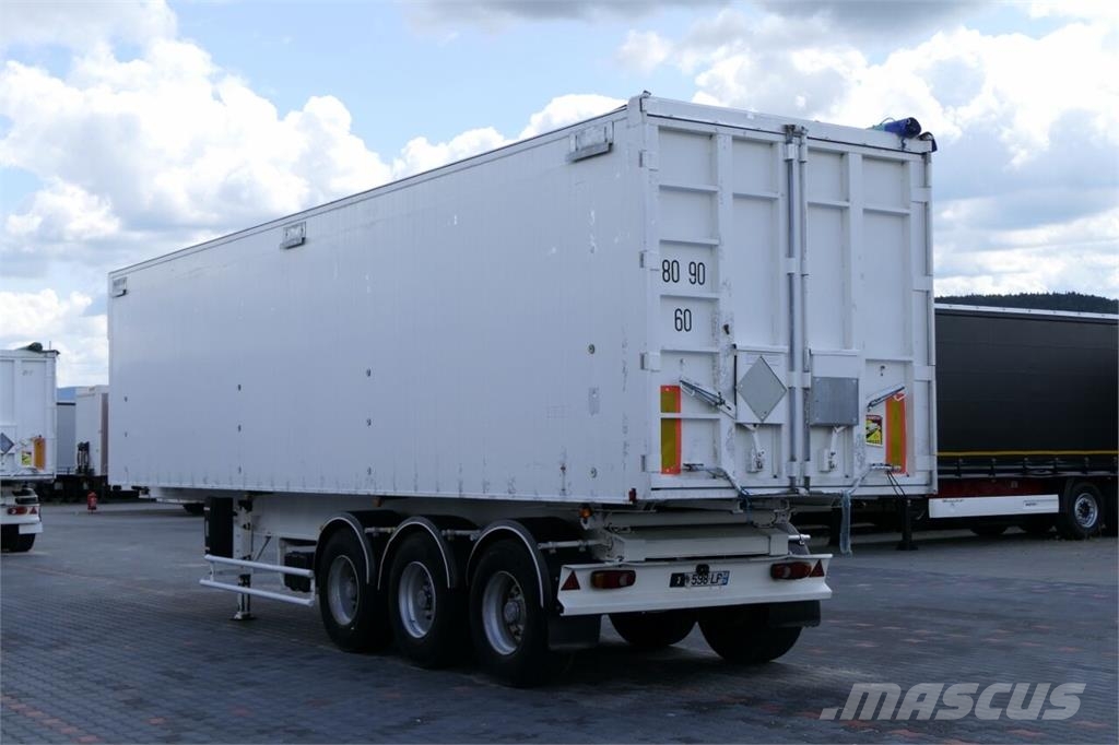 Trailor TIPPER - 63 M3 / WHOLE ALUMINIUM / Semirremolques de volteo