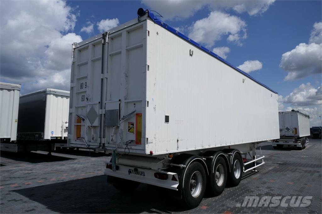 Trailor TIPPER - 63 M3 / WHOLE ALUMINIUM / Semirremolques de volteo