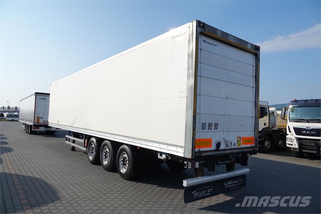 Trouillet  Semirremolques de carrocería de cajas