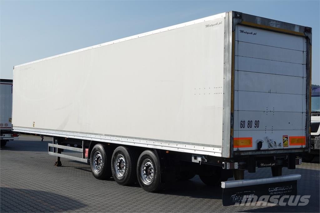 Trouillet  Semirremolques de carrocería de cajas