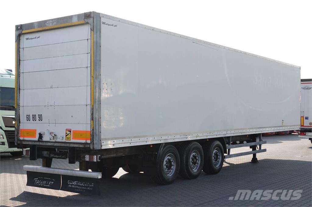 Trouillet  Semirremolques de carrocería de cajas