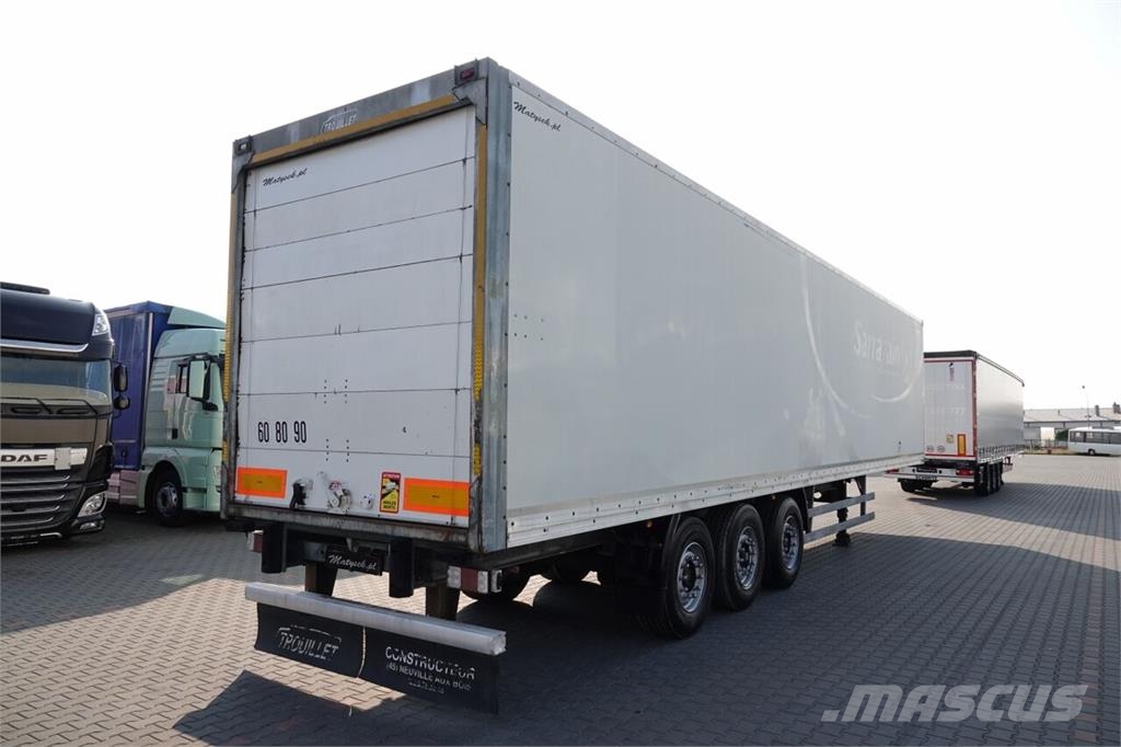 Trouillet  Semirremolques de carrocería de cajas