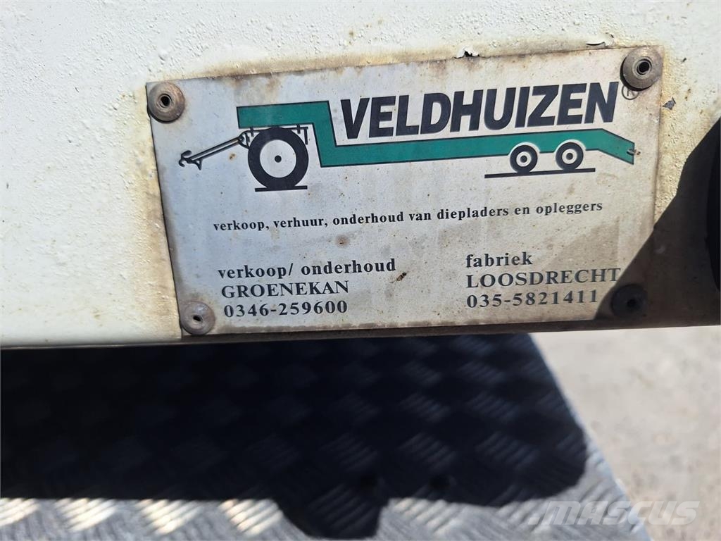 Veldhuizen BE Koffer semi-trailer + DHollandia LBW 750 kg/ 7 Noslēgtās piekabes