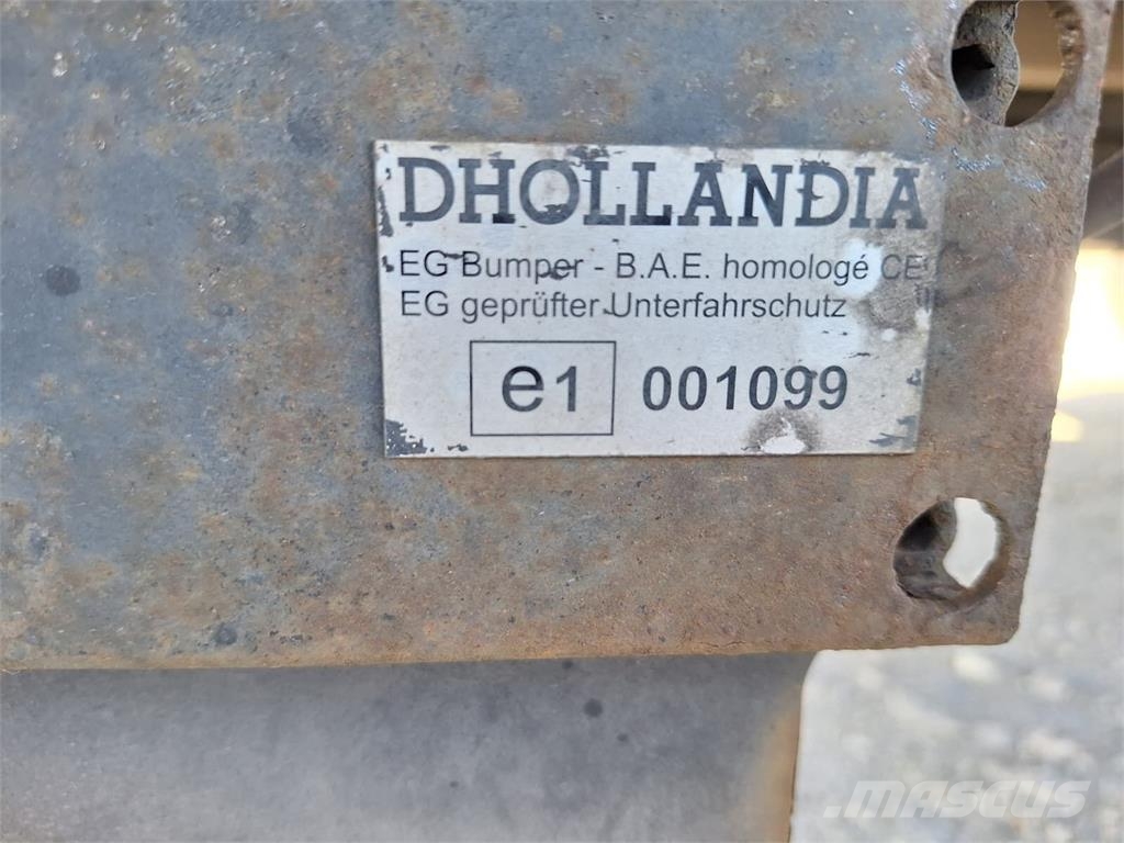 Veldhuizen BE Koffer semi-trailer + DHollandia LBW 750 kg/ 7 Noslēgtās piekabes