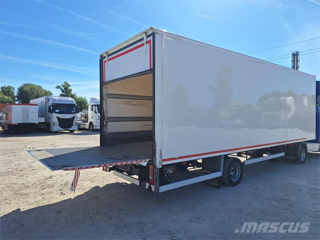 Veldhuizen BE Koffer semi-trailer + DHollandia LBW 750 kg/ 7 Noslēgtās piekabes
