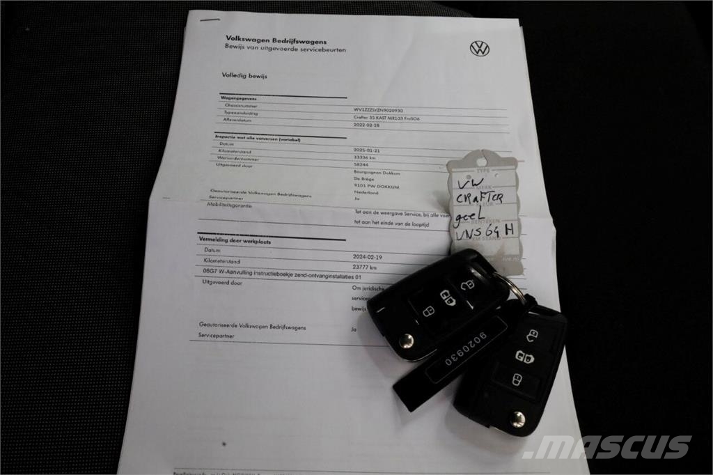 Volkswagen Crafter 35 2.0 TDI 140pk L3H3 (L2H2) Highline Serv Otros camiones