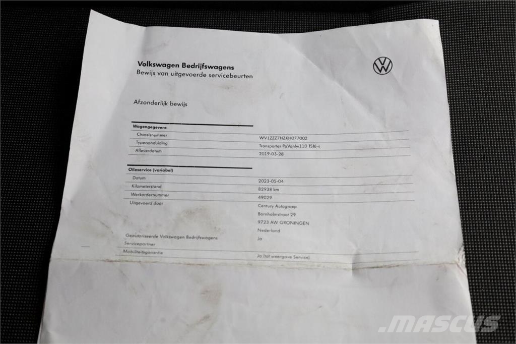 Volkswagen Transporter 2.0 TSI 150pk Benzine L2H3 Airco/Camer Otros camiones