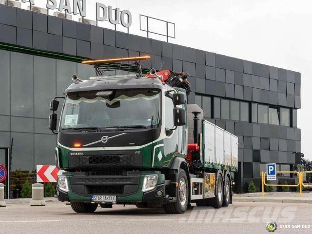 Volvo FE 320 6x2 PALFINGER PK 22002 EH Crane Kipper Billenő teherautók