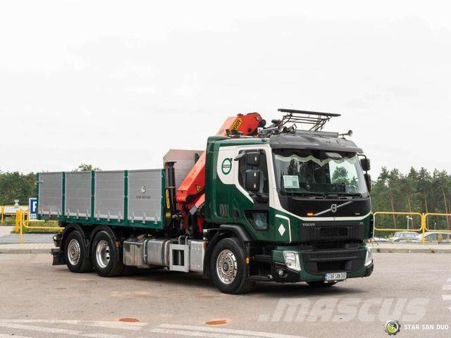 Volvo FE 320 6x2 PALFINGER PK 22002 EH Crane Kipper Billenő teherautók