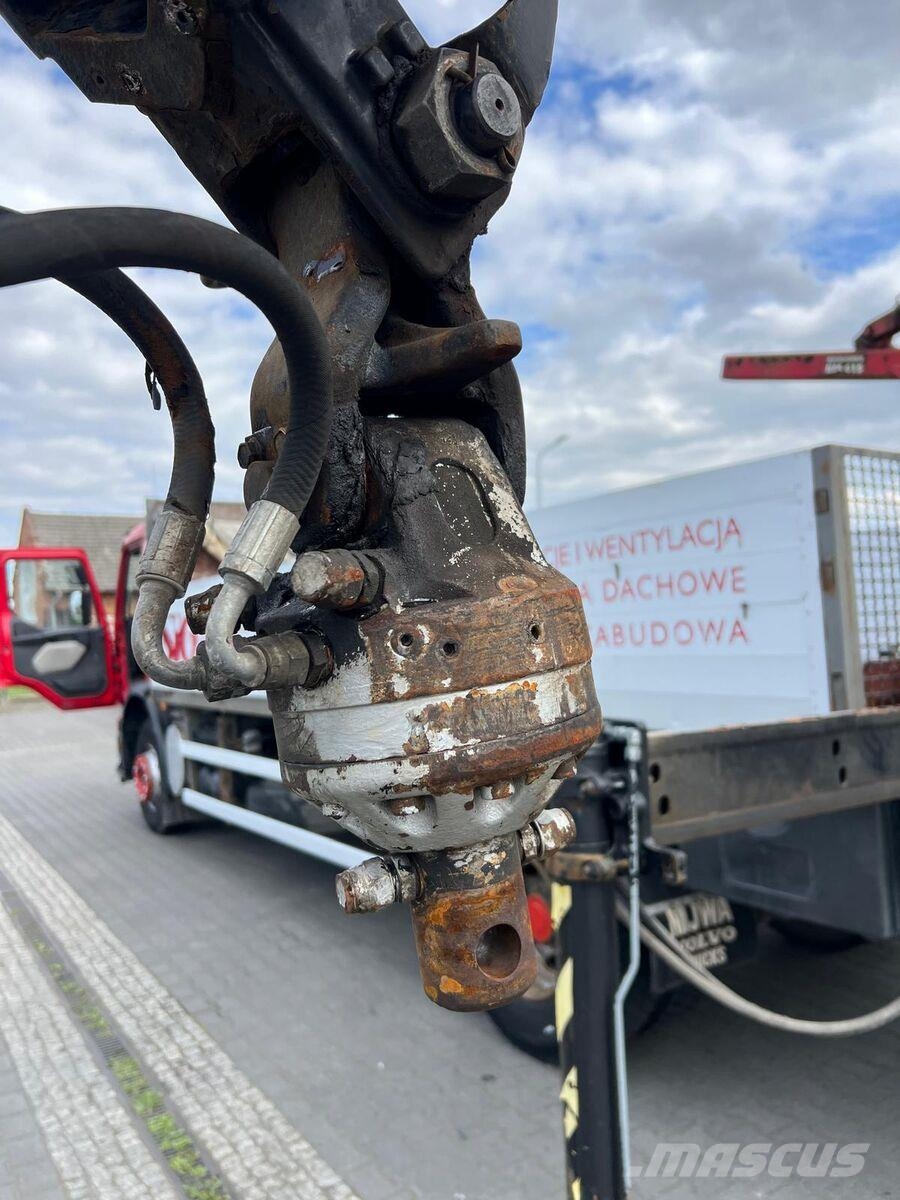 Volvo FE 320 FLATBED CRANE KRAN HDS HIAB 122B-2 DUO Camiones de cama baja