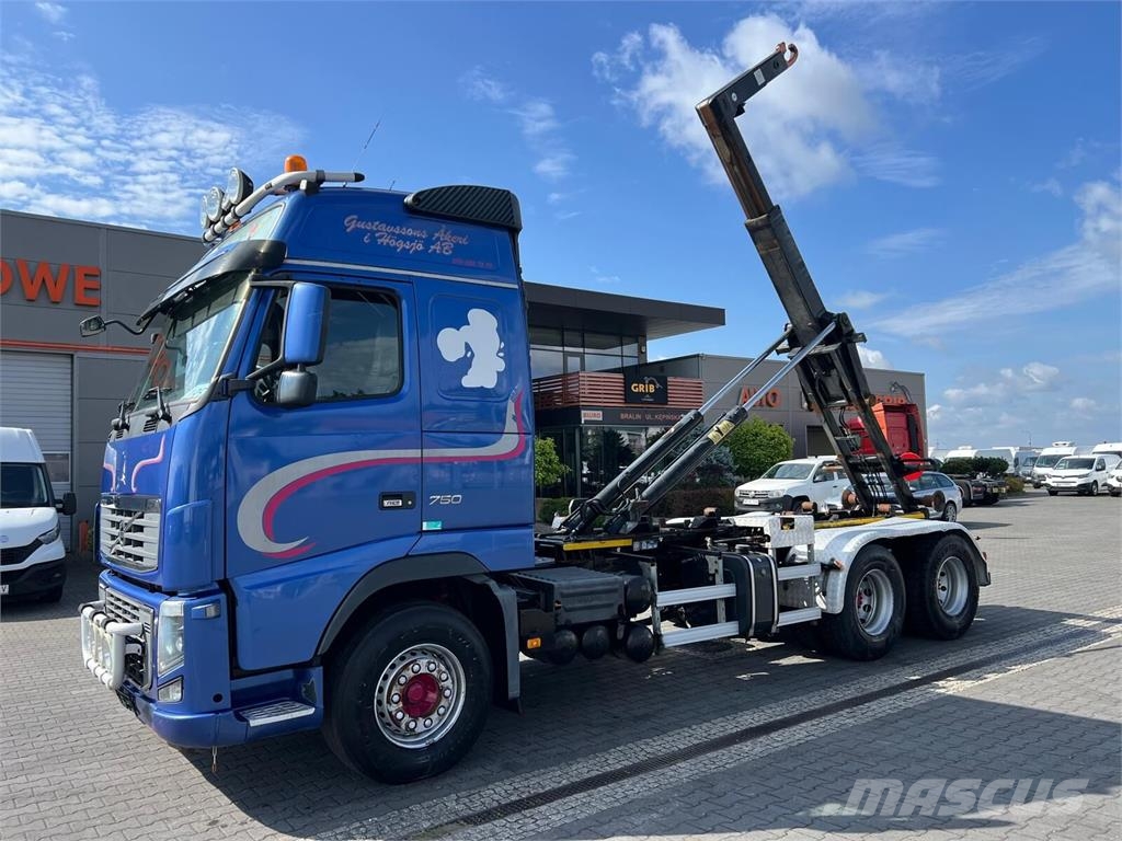 Volvo FH 16 750 شاحنات الرافعات الخطافية