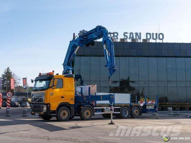 Volvo FH 400 8x2 HIAB 600E-7 Crane Kran Camiones de cama baja