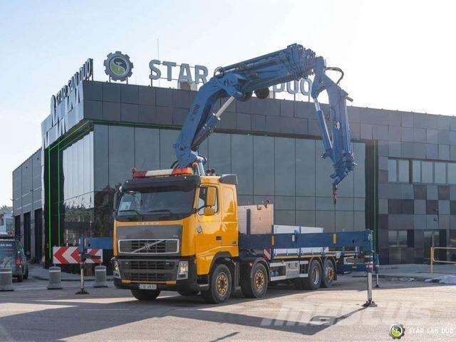 Volvo FH 400 8x2 HIAB 600E-7 Crane Kran Camiones de cama baja