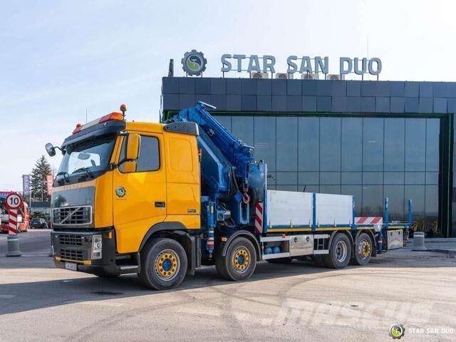 Volvo FH 400 8x2 HIAB 600E-7 Crane Kran Camiones de cama baja