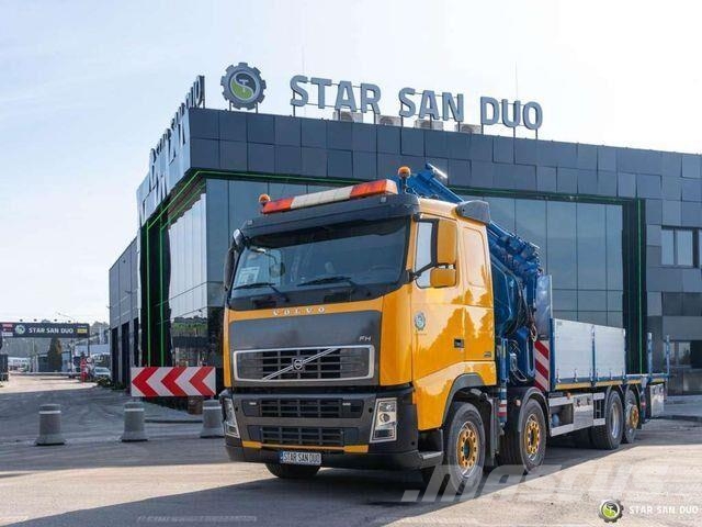 Volvo FH 400 8x2 HIAB 600E-7 Crane Kran Camiones de cama baja