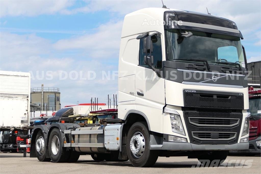 Volvo FH 420 6x2 BDF Container Truck / Lift & Steering A Chasis y suspención