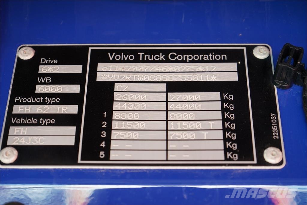 Volvo FH / 420 / E 6 / FIRANKA / 23 PALETY / DŁ. 9,4 M Camión con caja abierta