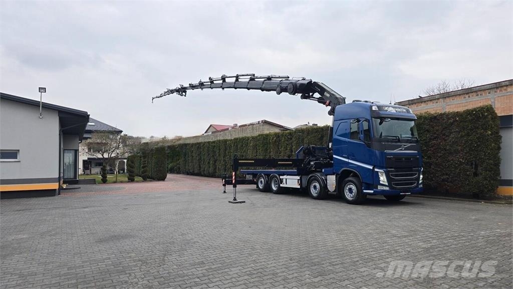Volvo FH 460 8x2 / Flatbed Truck / HIAB 1055 E8 + JIB X1 Camiones plataforma