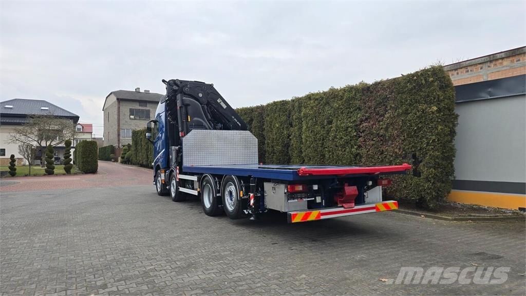 Volvo FH 460 8x2 / Flatbed Truck / HIAB 1055 E8 + JIB X1 Camiones plataforma